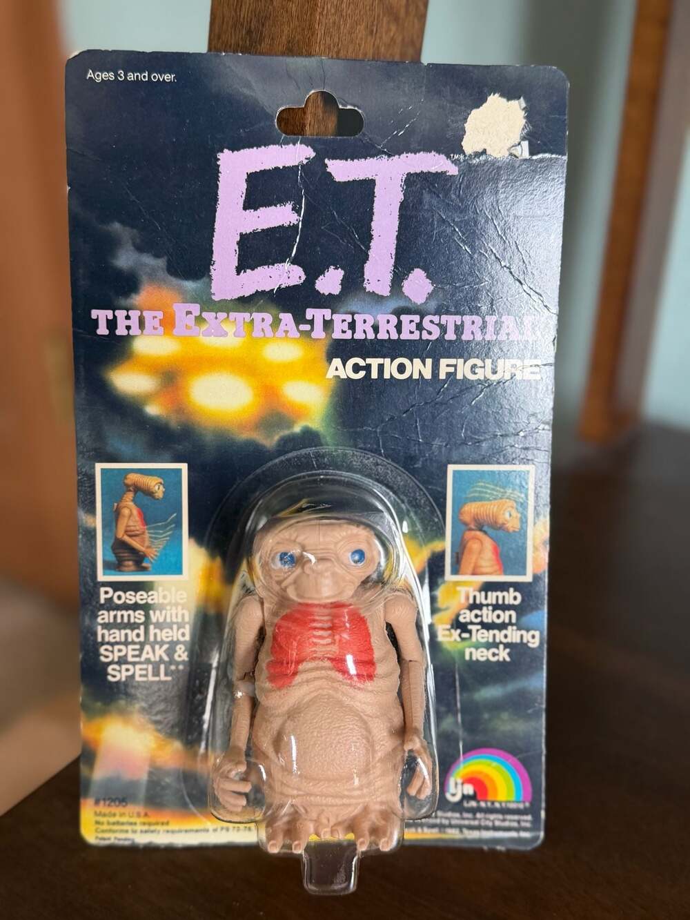 Vintage 1982 LJN E.T. The Extra-Terrestrial Poseable Action Figure #1205